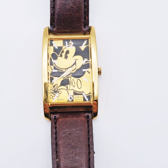 DIsney X Lorus Mickey Orange Watch